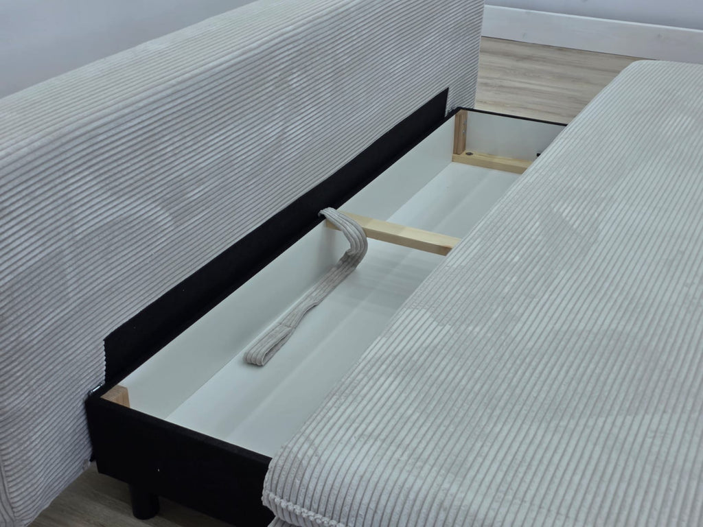 Canapea extensibilă cu ladă de depozitare 202 Cm - 98 Cm