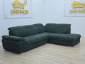Colțar modern Verde 290 cm / 230 cm IMPORT GERMANIA