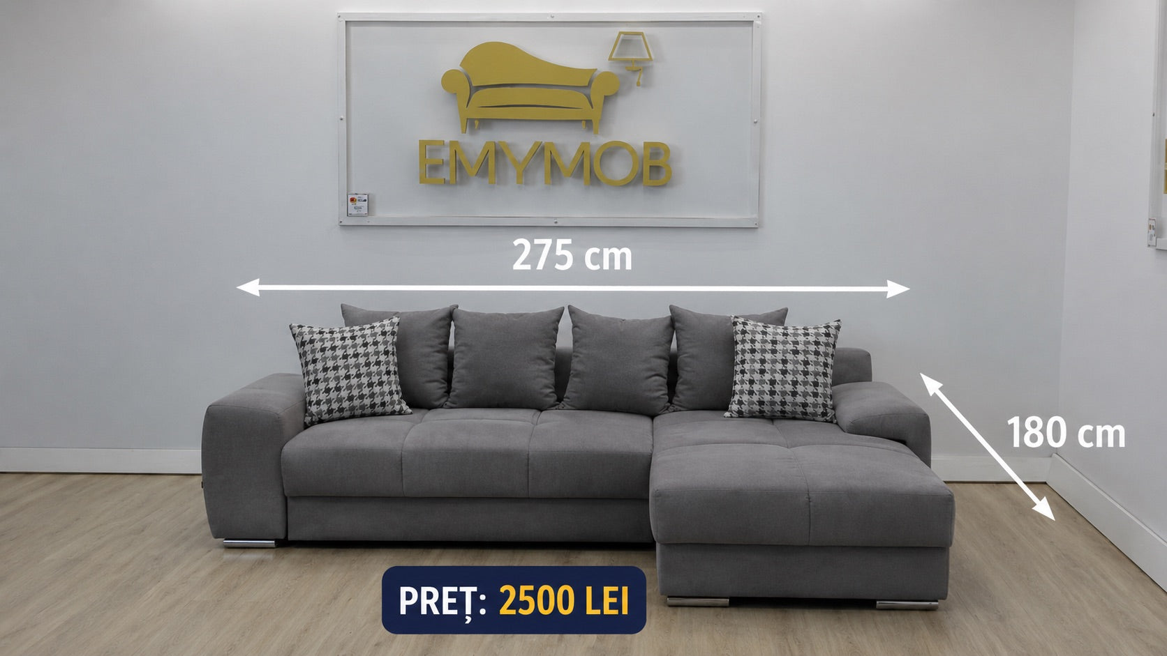 Colțar Extensibil 275 x 180 cm