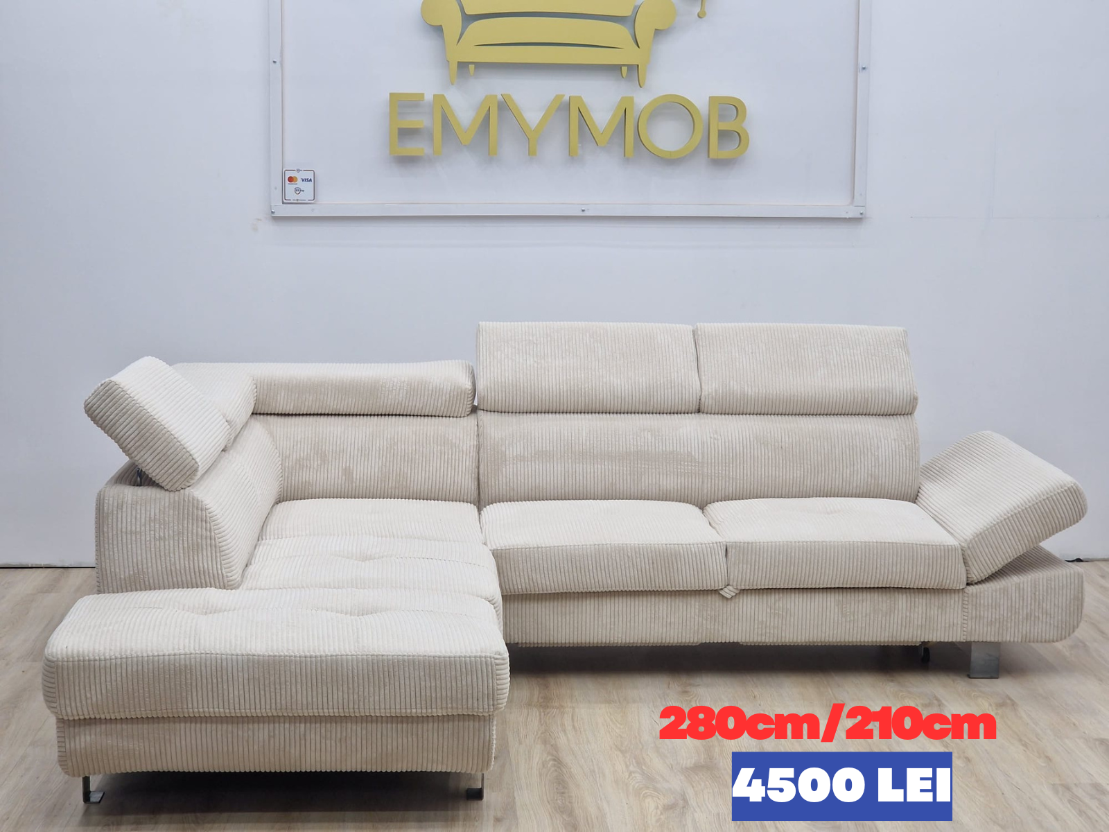 Colțar Extensibil 280 CM / 210 CM