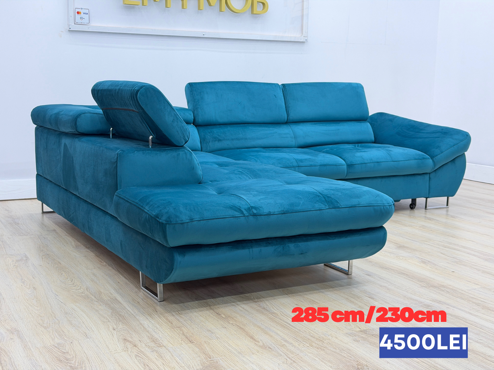 Colțar extensibil XL cu ladă depozitare – design premium, confort maxim
