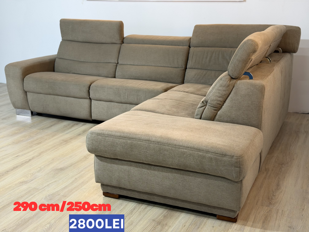 Colțar Cu funcție de recliner la doar 2800 LEI