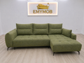 Colțar extensibil „Gomez” cu ladă depozitare – 265cm/160cm ; confort premium