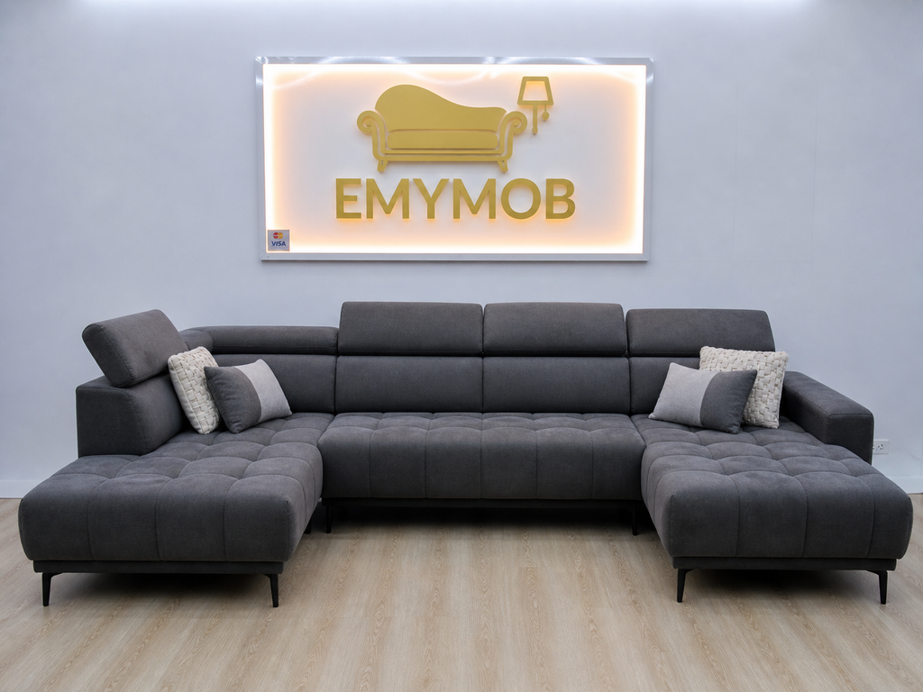 Colțar modern „CANCUN” – design premium &amp; confort maxim | EMYMOB