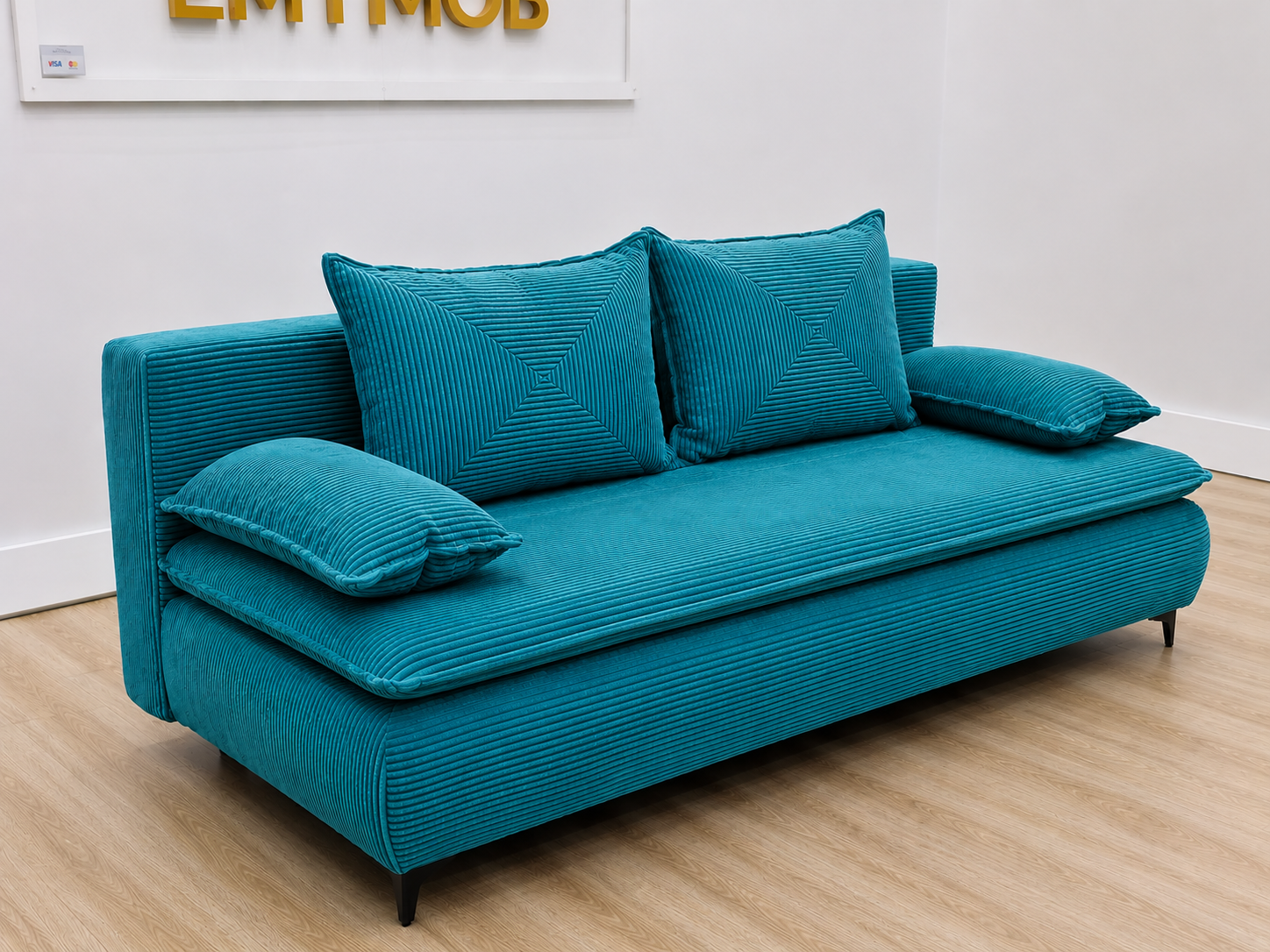 Canapea extensibilă cu ladă de depozitare 202 Cm - 98 Cm