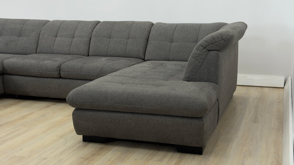 Colțar U Extensibil cu Ladă Depozitare 350x200 cm
