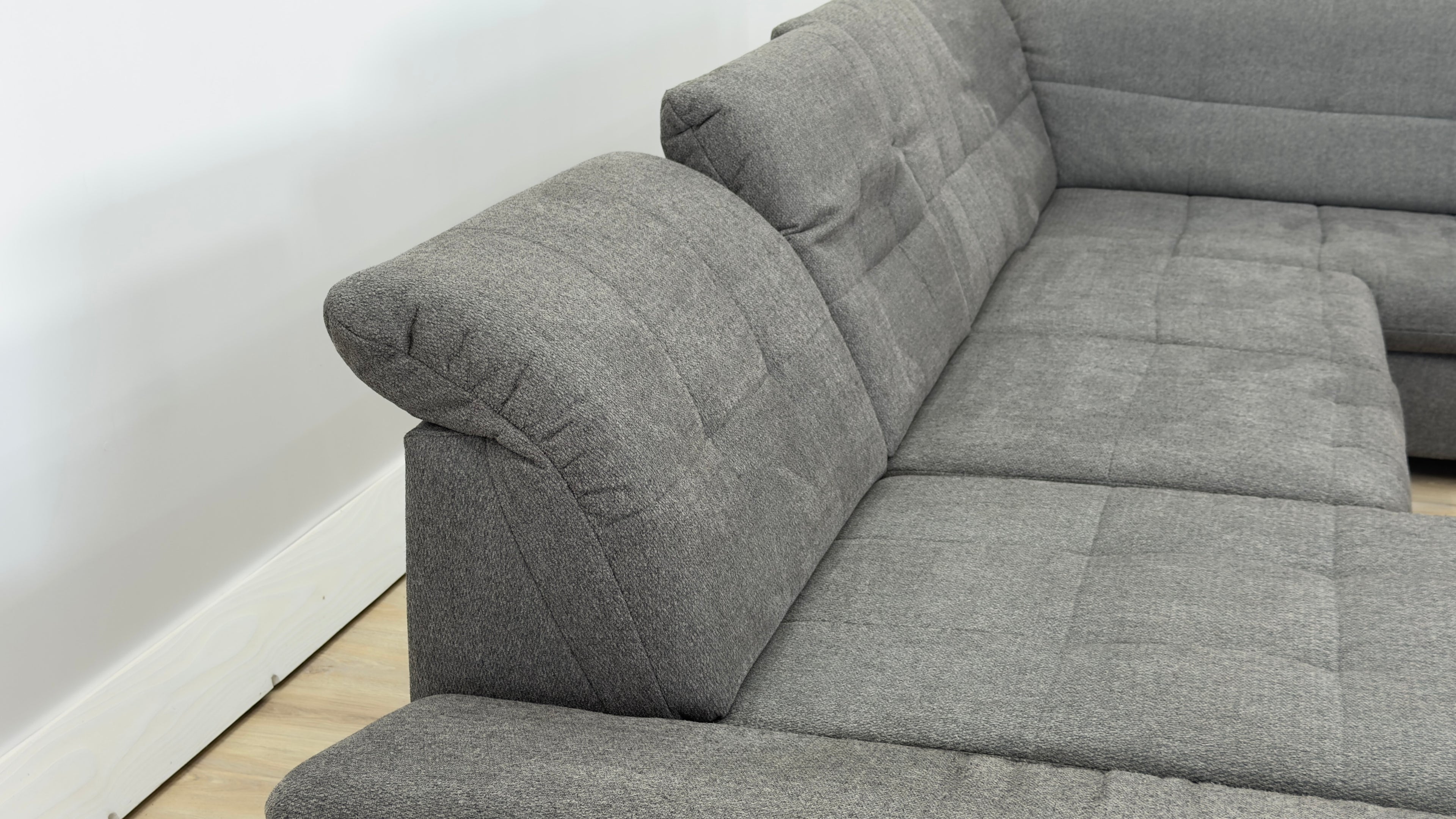 Colțar U Extensibil cu Ladă Depozitare 350x200 cm