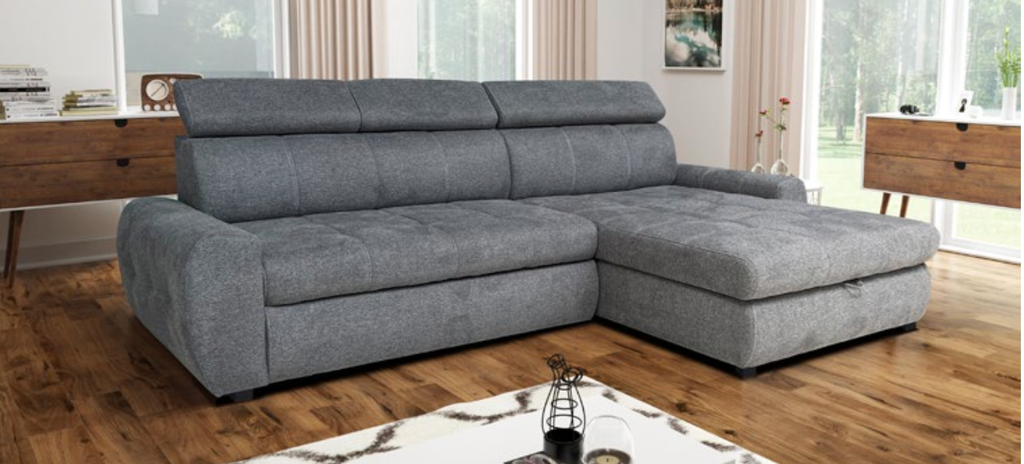 Colțar extensibil „FENIX” – modern, confortabil și versatil | EMYMOB 280  Cm/ 175 Cm