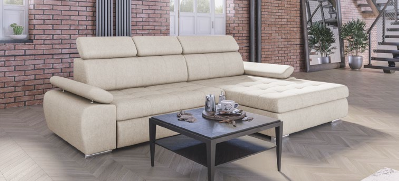 Colțar extensibil „Vilde” – Import Germania 294 cm / 174 cm