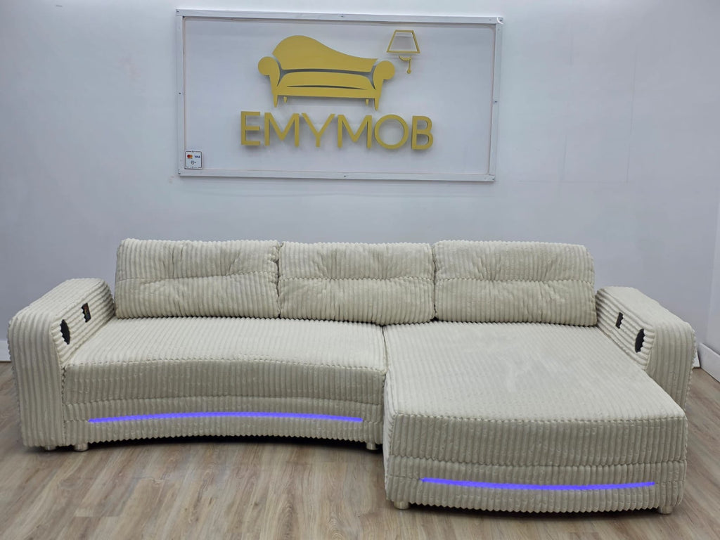 Colțar Cu LED Si BOXE - Import Germania 320 Cm/ 200 Cm