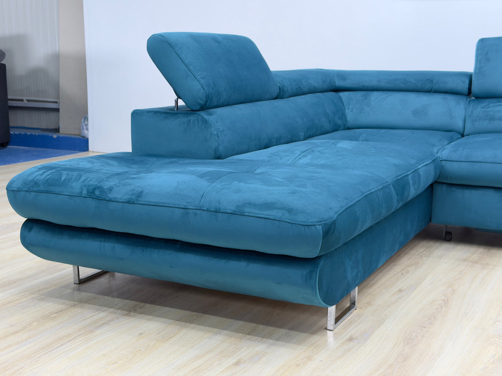 Colțar extensibil XL cu ladă depozitare – design premium, confort maxim