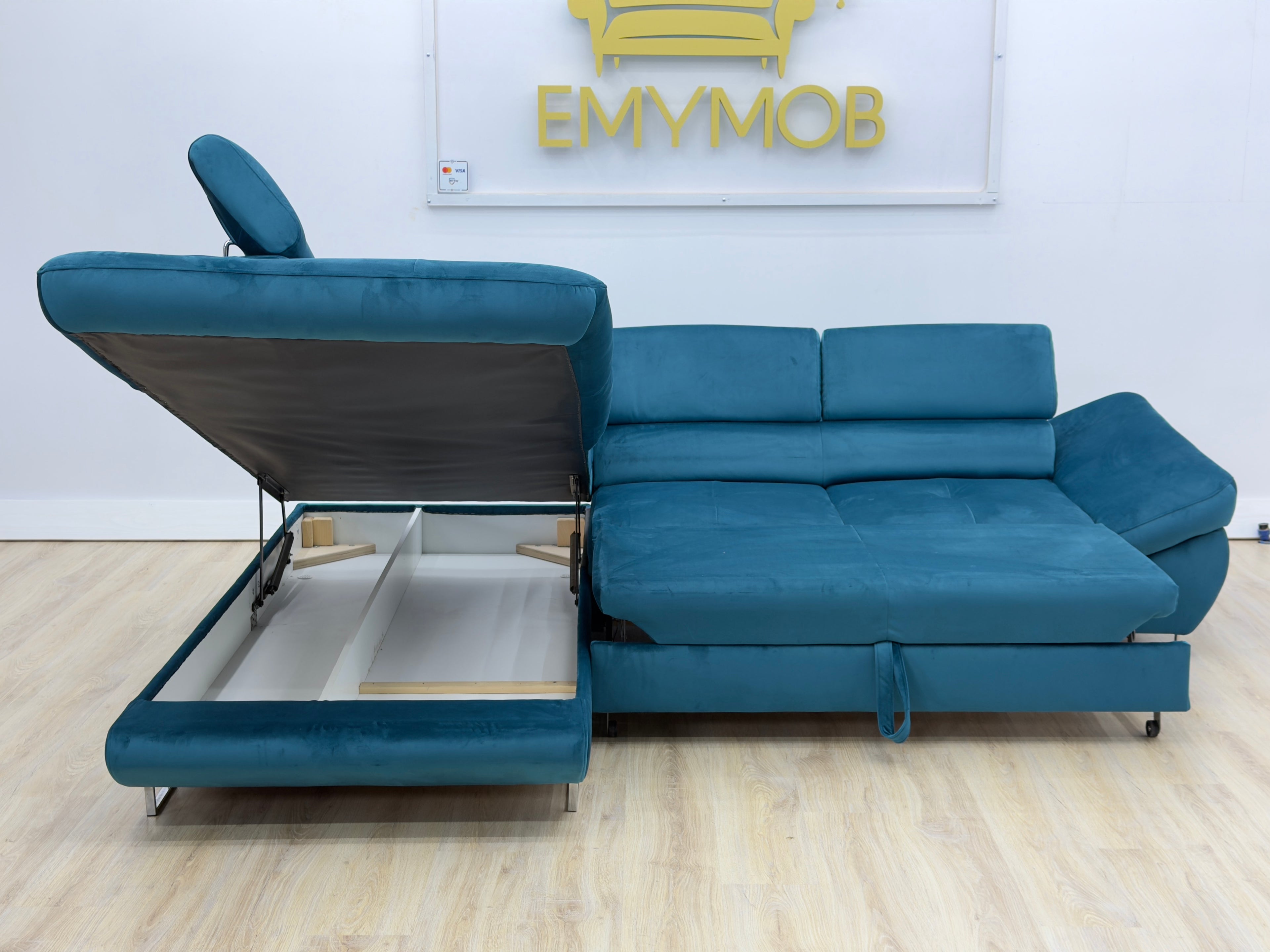 Colțar extensibil XL cu ladă depozitare – design premium, confort maxim