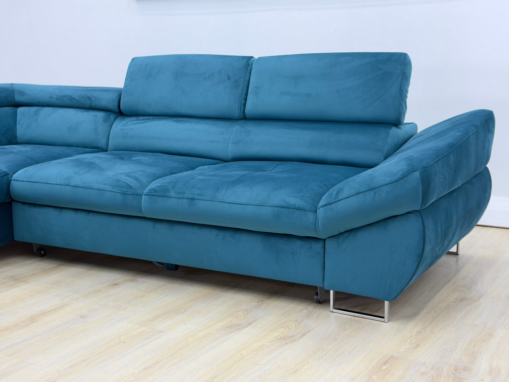 Colțar extensibil XL cu ladă depozitare – design premium, confort maxim