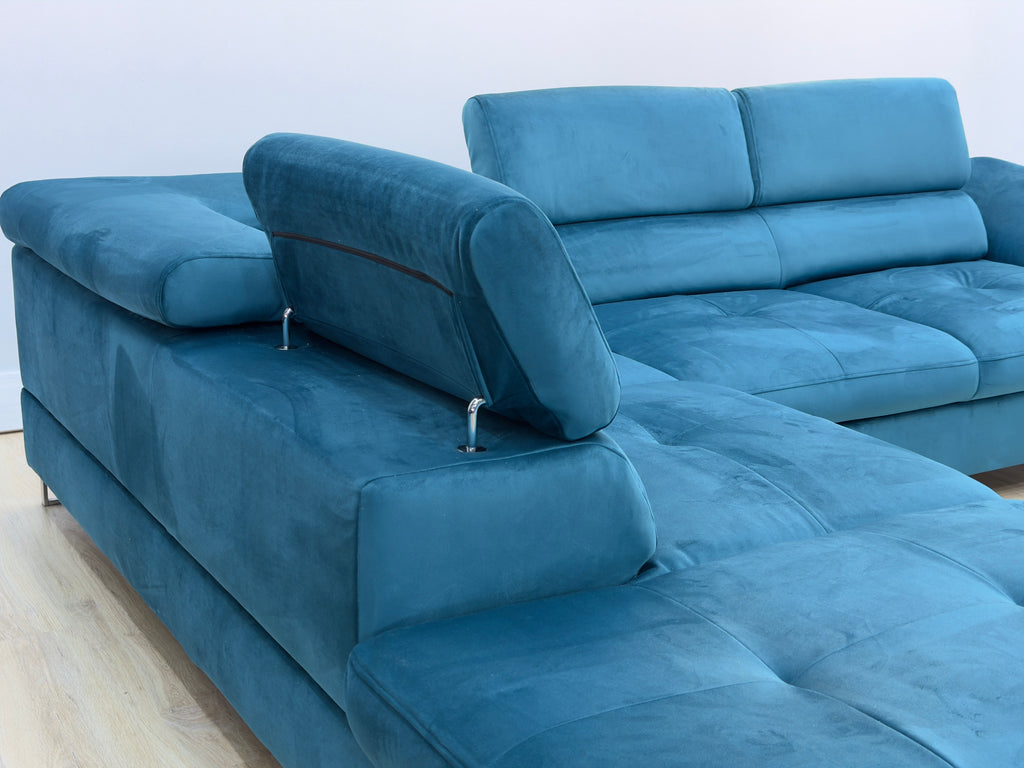 Colțar extensibil XL cu ladă depozitare – design premium, confort maxim